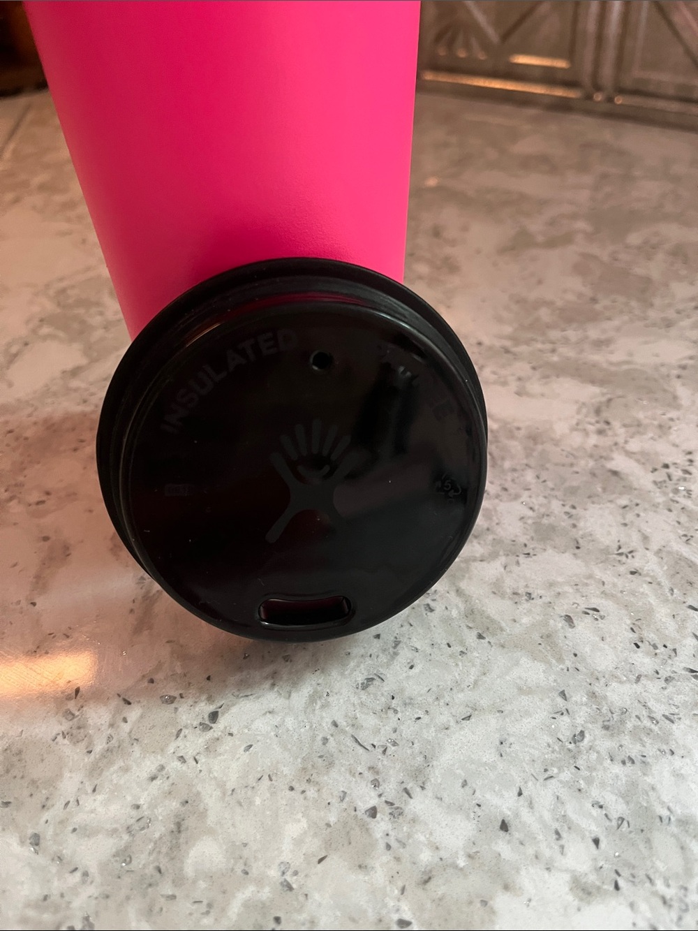 Hydro Flask Neon Pink Insulated Tumbler - Picture 4 of 5